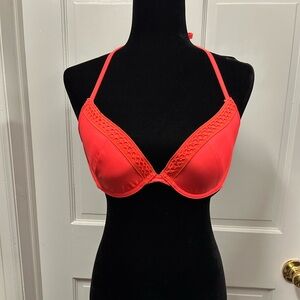 New Swimwear padded wire 36C H&M pink bikini bathing suit summer beach pool sun